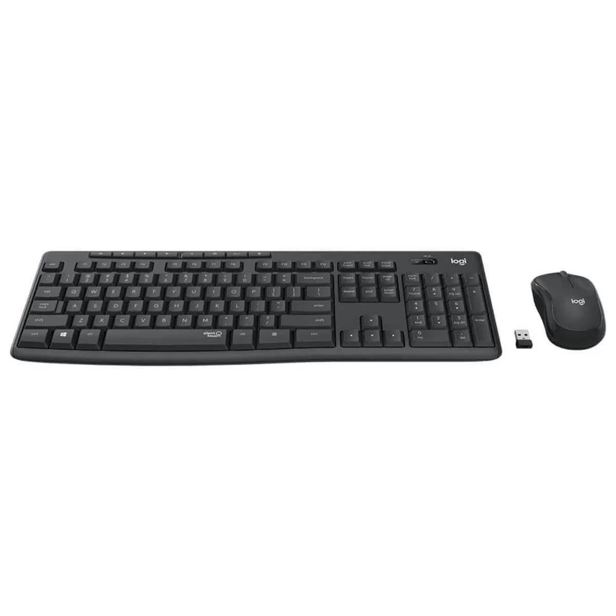 Combo Logitech Teclado y Mouse Inalambrico MK295