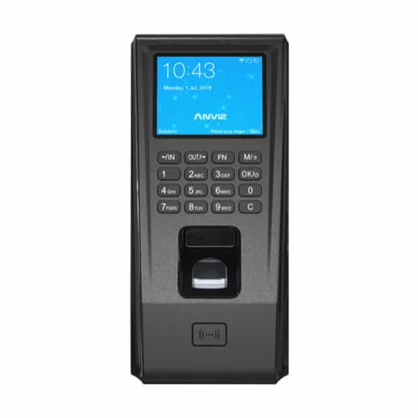 Control de acceso y asistencia Anviz huella, PIN y RFID WiFi 3000 usuarios sin fuente EP30