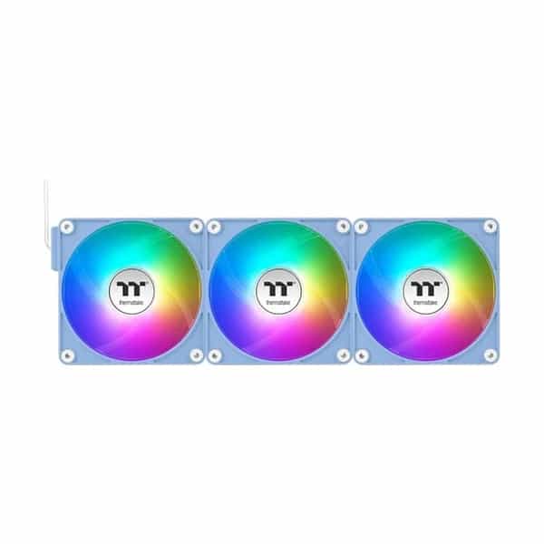 Cooler fan Thermaltake CT120 EX ARGB Hydrangea Blue pack de 3 fans CL-F196-PL12BU-A