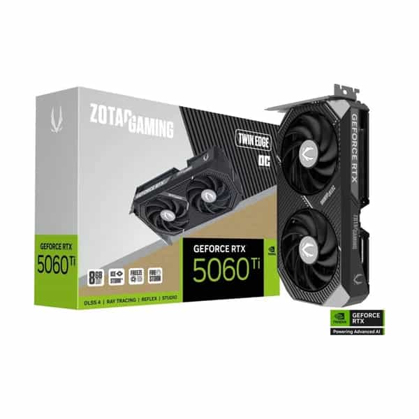 Placa de Video Zotac RTX 5060TI 8GB Twin Edge OC