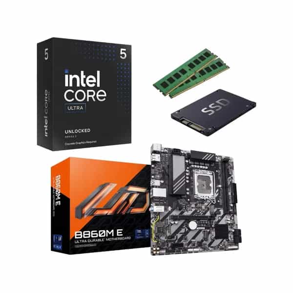 Combo de actualización Ecovision Core Ultra 5 250KF Plus + B860M + 32 GB + SSD 1 TB (sin gabinete)