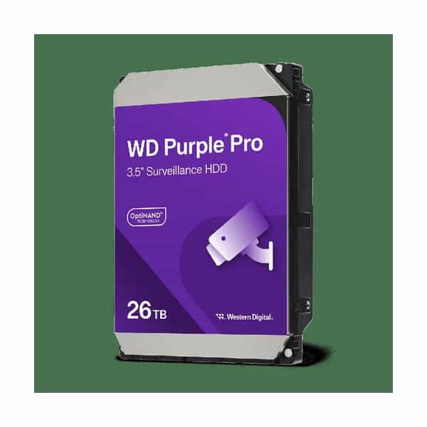Disco rígido para videovigilancia Western Digital Purple Pro 26 TB SATA 7200 RPM WD260PURP