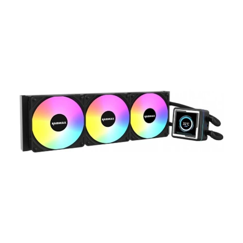 Water Cooler CPU Raidmax LM360 RGB LCD Display Black