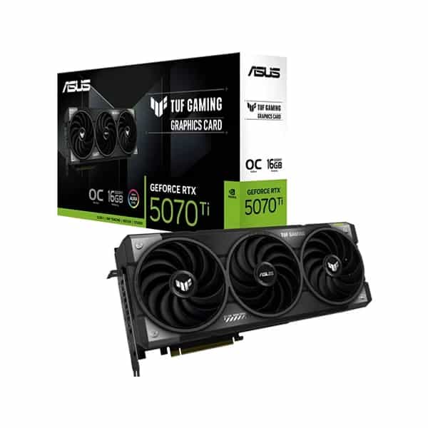 Placa de video ASUS TUF Gaming RTX 5070 Ti OC 16GB GDDR7
