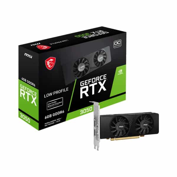 Placa de video MSI GeForce RTX 3050 LP 6G OC