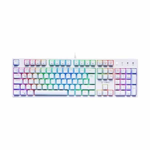 Teclado mecánico VSG Alnilam USB RGB blanco switch Red VG-KM983-WHT-RED
