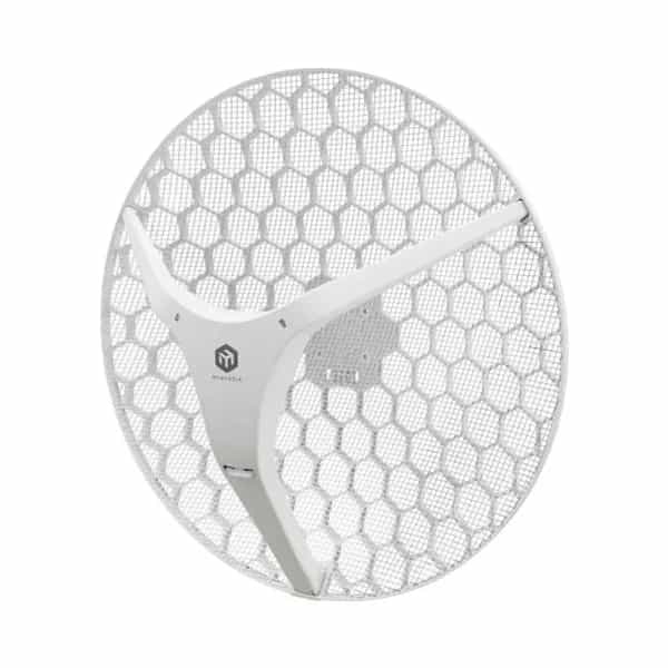 CPE exterior MikroTik LHG 5 ax WiFi 6 24.5dBi sin fuente LHG-5AXD