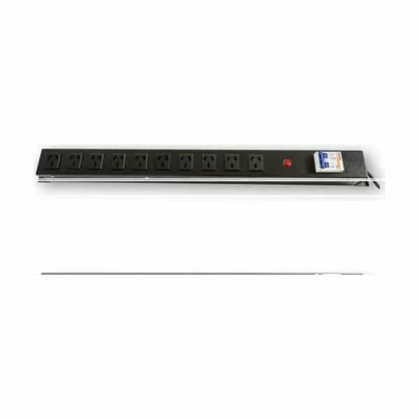 Canal de tensión para Rack GLC 10 tomas con térmica CTT1000