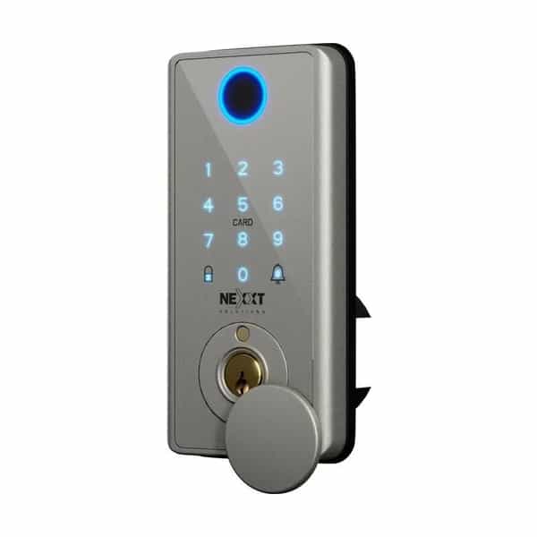 Cerradura inteligente Wi-Fi Nexxt Home con huella acero inoxidable NHS-D150 ST