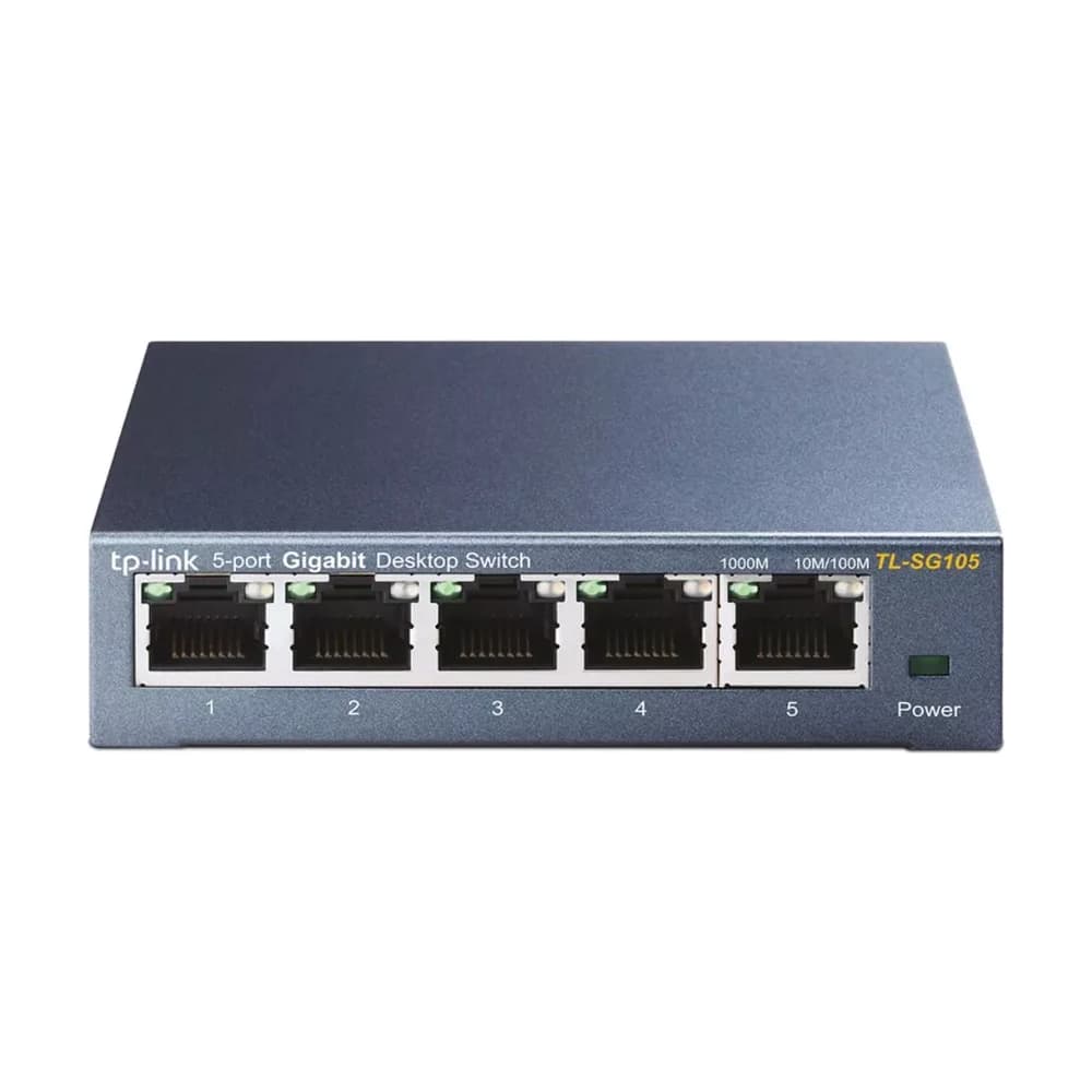 Switch TP-Link TL-SG105 5 puertos 10/100/1000 Mbps de escritorio