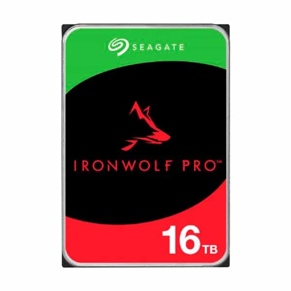 Disco Duro 16T Seagate 3.5 HD Nas Ironwolf Pro Sata 6GBS ST16000NT001