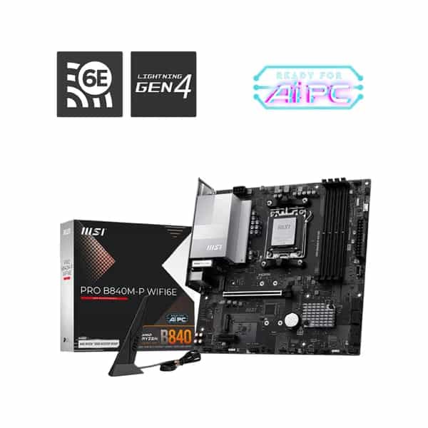 Motherboard MSI PRO B840M-P WIFI6E AM5 DDR5