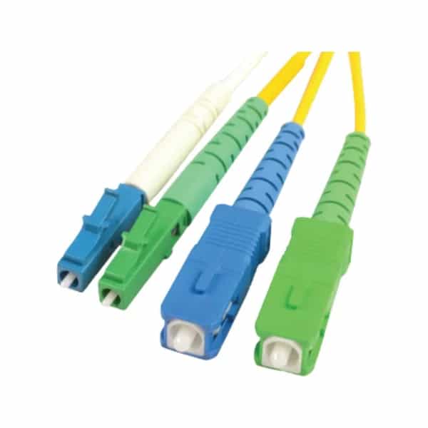 Pigtail de fibra Siemon XGLO monomodo LC UPC OS1/OS2 simplex 900um LSOH 2m FP1B-LCUL-02H