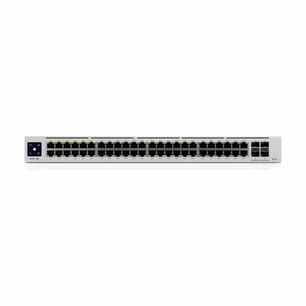 Switch Ubiquiti UniFi 48 puertos Gigabit PoE 802.3bt capa 3 SFP+ USW-PRO-48-POE