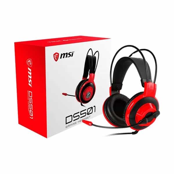 Auriculares gamer con micrófono MSI DS501 jack 3.5mm S37-2100921-SV1