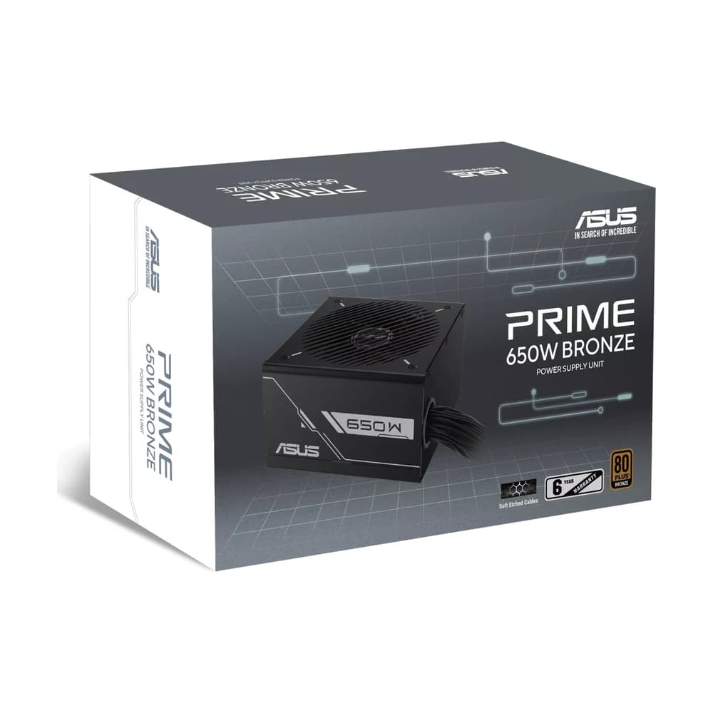 Fuente ASUS PRIME 650W BRONZE BLACK