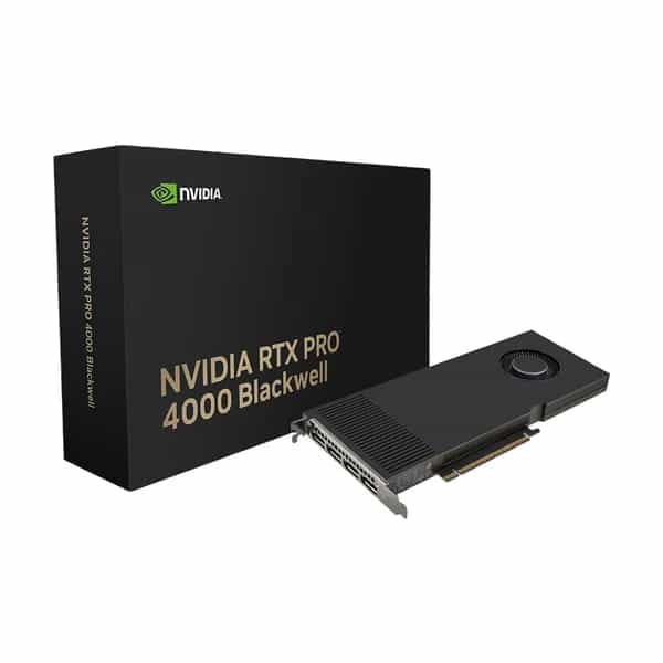 Placa de video PNY QUADRO RTX PRO 4000 Blackwell 24Gb GDDR7 4x Mini Display Port