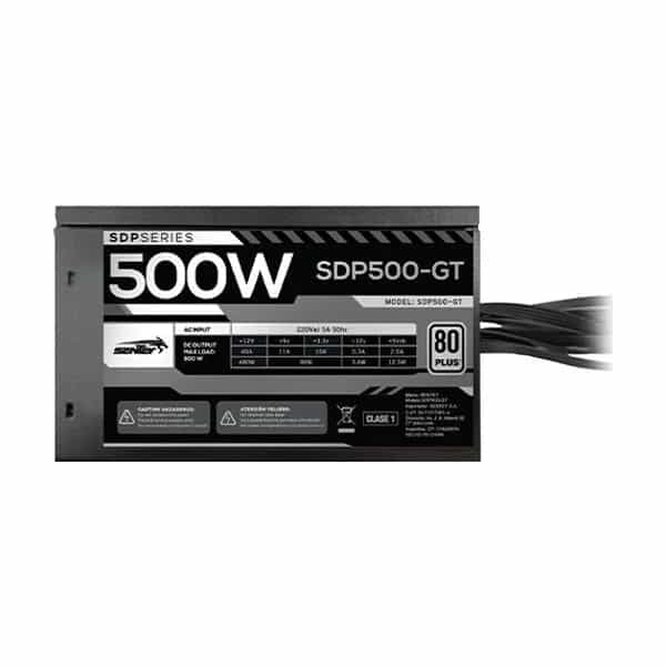Fuente de alimentación Sentey 500W 80 Plus White certificada ATX 2.31 SDP500-GT