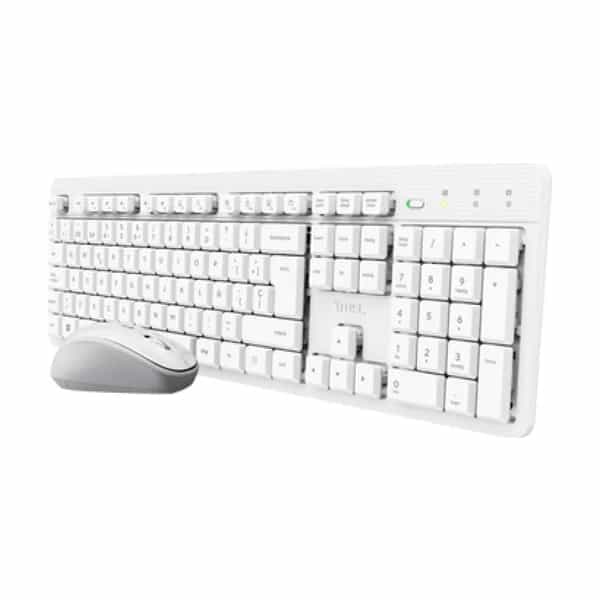 Teclado y Mouse Trust Ody II Wireless ES White