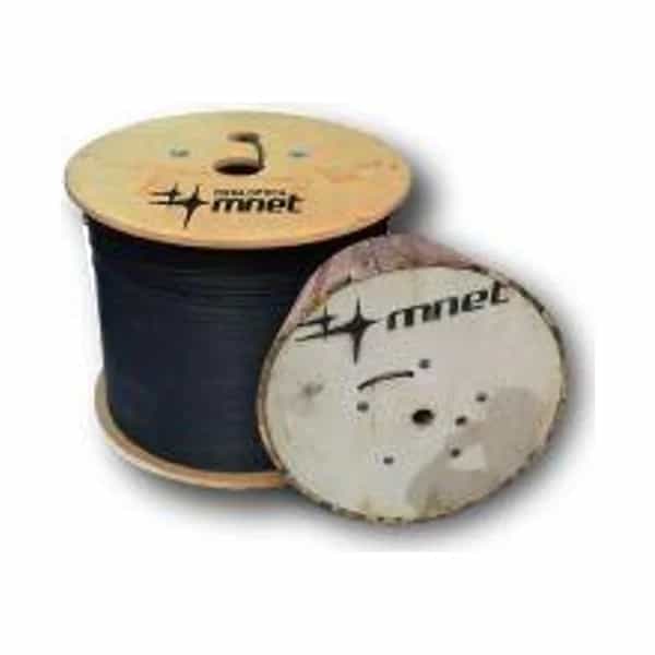 Cable de fibra óptica Mnet ADSS 80 m monomodo G652D 4 fibras carrete 4 km