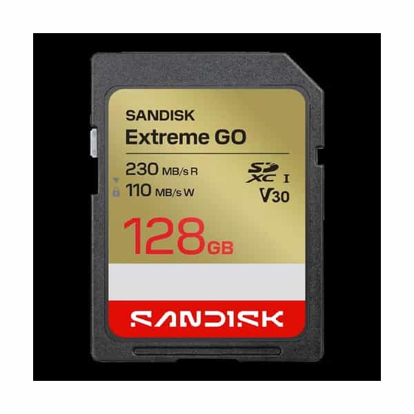 Tarjeta de memoria SD SanDisk Extreme Go 128 GB UHS-I 230 MB/s SDSDXGN-128G-GNCIN