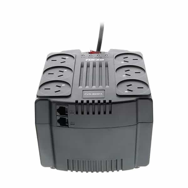 Estabilizador de tensión Forza 1600 VA 800 W 220 V 6 tomas FVR-1602A