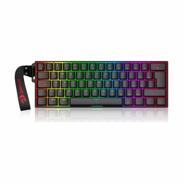 Teclado Redragon Fizz K617 Magnético Negro