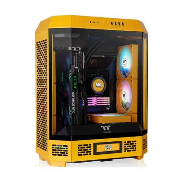 Gabinete Thermaltake The Tower 600 Bumblebee con 2 ventiladores CA-1Z1-00M4WN-00