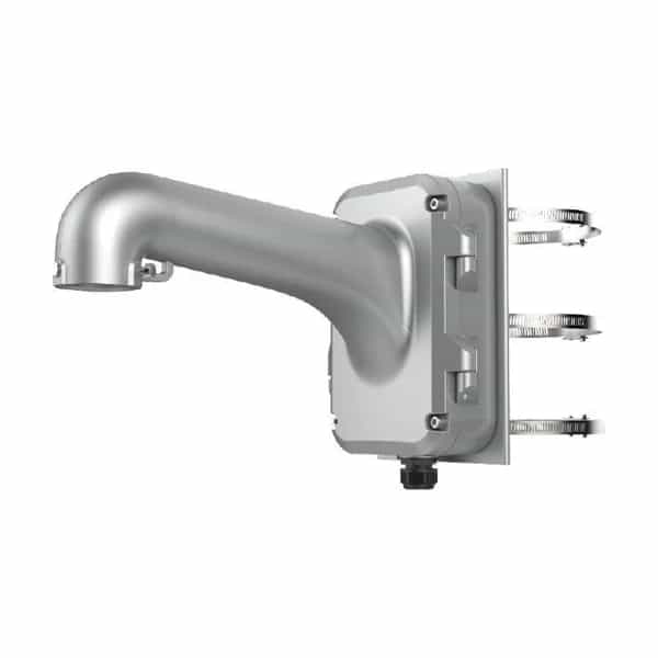 Soporte PTZ de pared con adaptador a columna Hikvision DS-1604ZJ-POLE-P