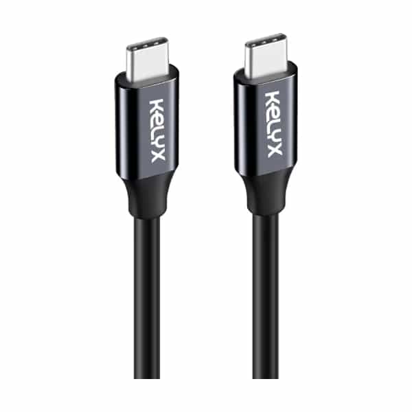 Cable Kelyx USB-C a USB-C 240W 20Gbps 4K Ultra HD 1 m KL-CBL-TYPEC-240W-20GPS-1M