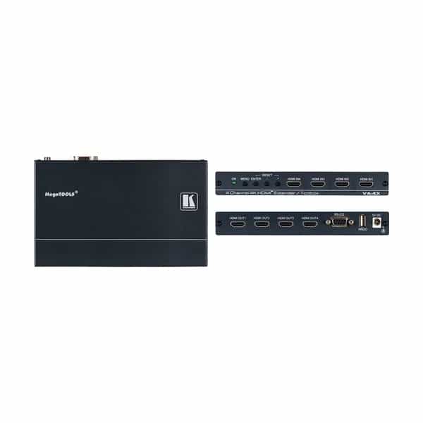 Extensor HDMI 4K Kramer VA-4X toolbox 4 canales independientes HDCP 1.4 y 2.2