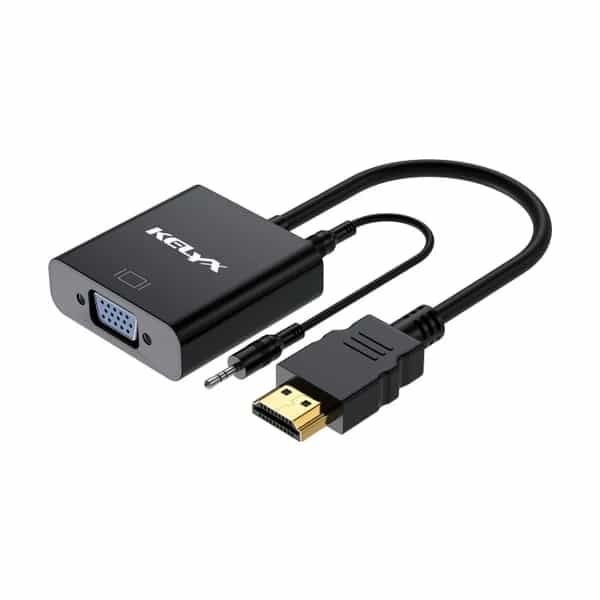 Adaptador Kelyx HDMI a VGA 1080p con audio