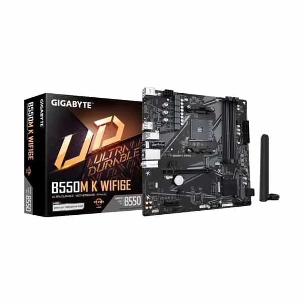 Motherboard GIGABYTE B550M K WIFI6E AM4 DDR4