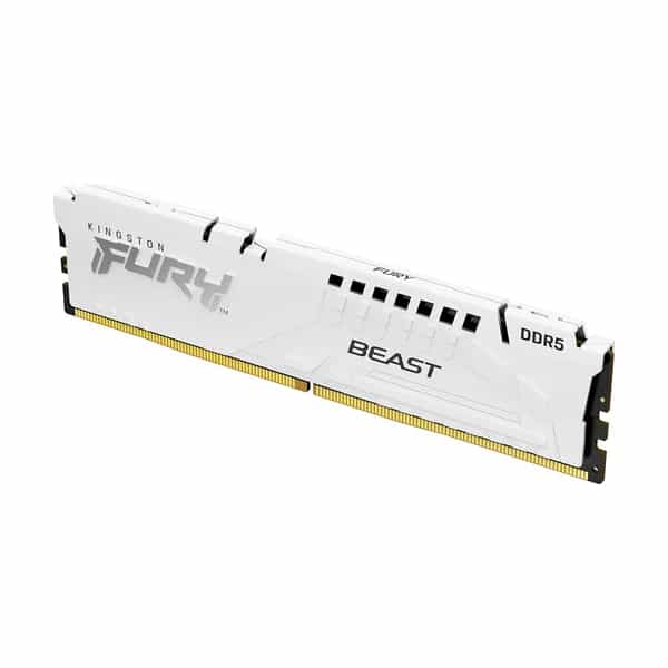Memoria RAM Kingston Fury Beast 16GB DDR5 6800MHz White KF568C34BWE-16