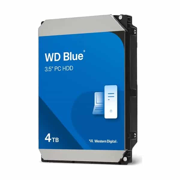 Disco Interno HDD WESTERN DIGITAL Blue 4TB 3.5" SATA 3.0 5400rpm