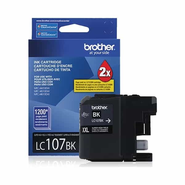 Cartucho de tinta Brother LC107BK Negra