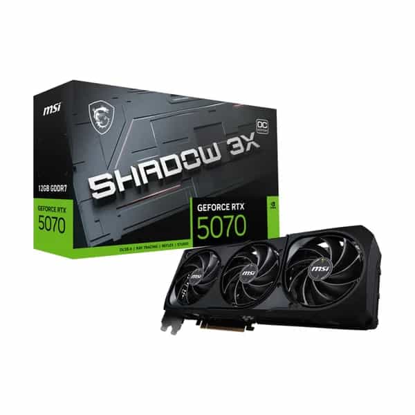 Placa De Video MSI GeForce RTX 5070 Shadow 3X OC 12GB GDDR7 912-V532-242