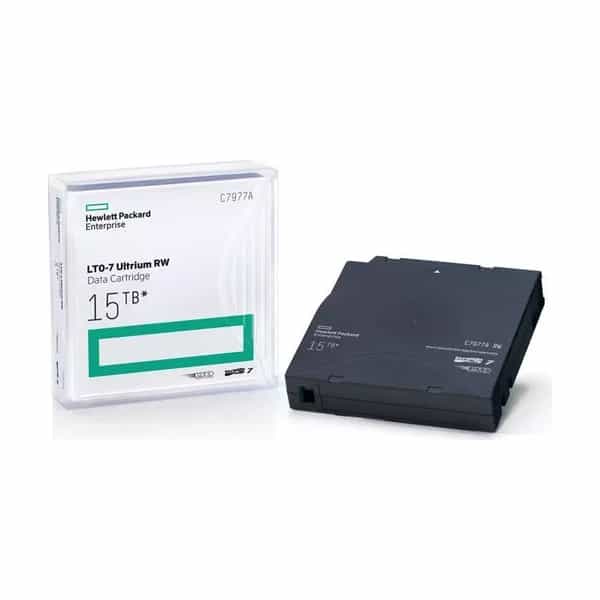 Cartucho de datos HPE LTO-7 Ultrium 15TB RW C7977A
