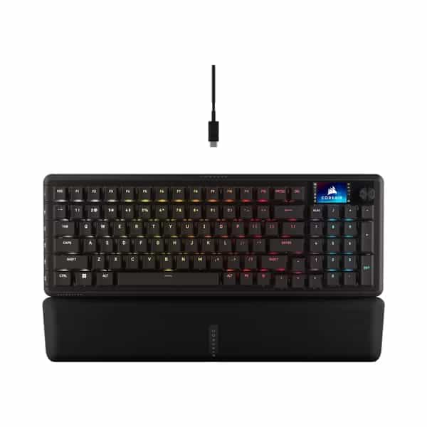 Teclado gamer mecánico Corsair VANGUARD PRO 96 con efecto Hall
