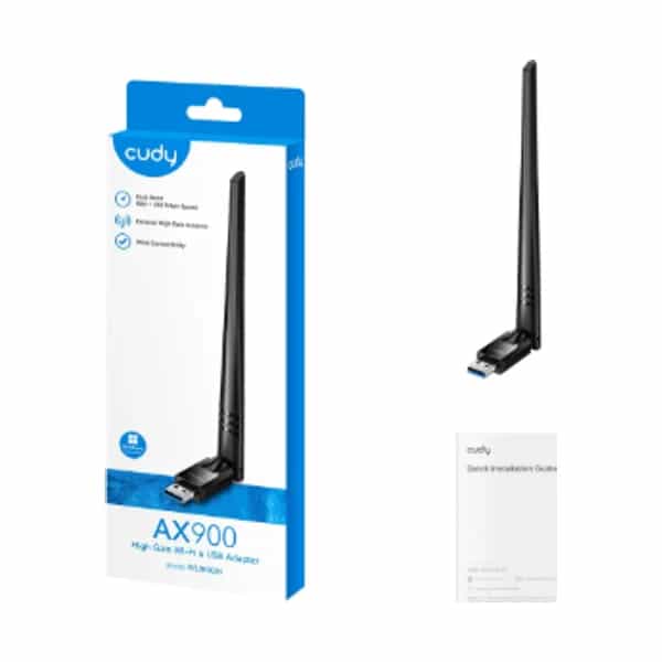 Adaptador Cudy USB WIFI 6 AX900 (WU900H)