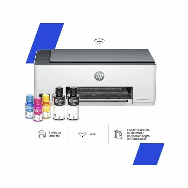 Impresora multifunción HP Smart Tank 580 Wi-Fi Bluetooth USB 1F3Y2A