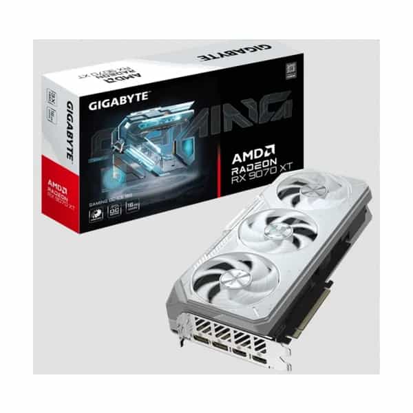 Placa de Video Gigabyte Radeon RX 9070XT Gaming Ice 16GB