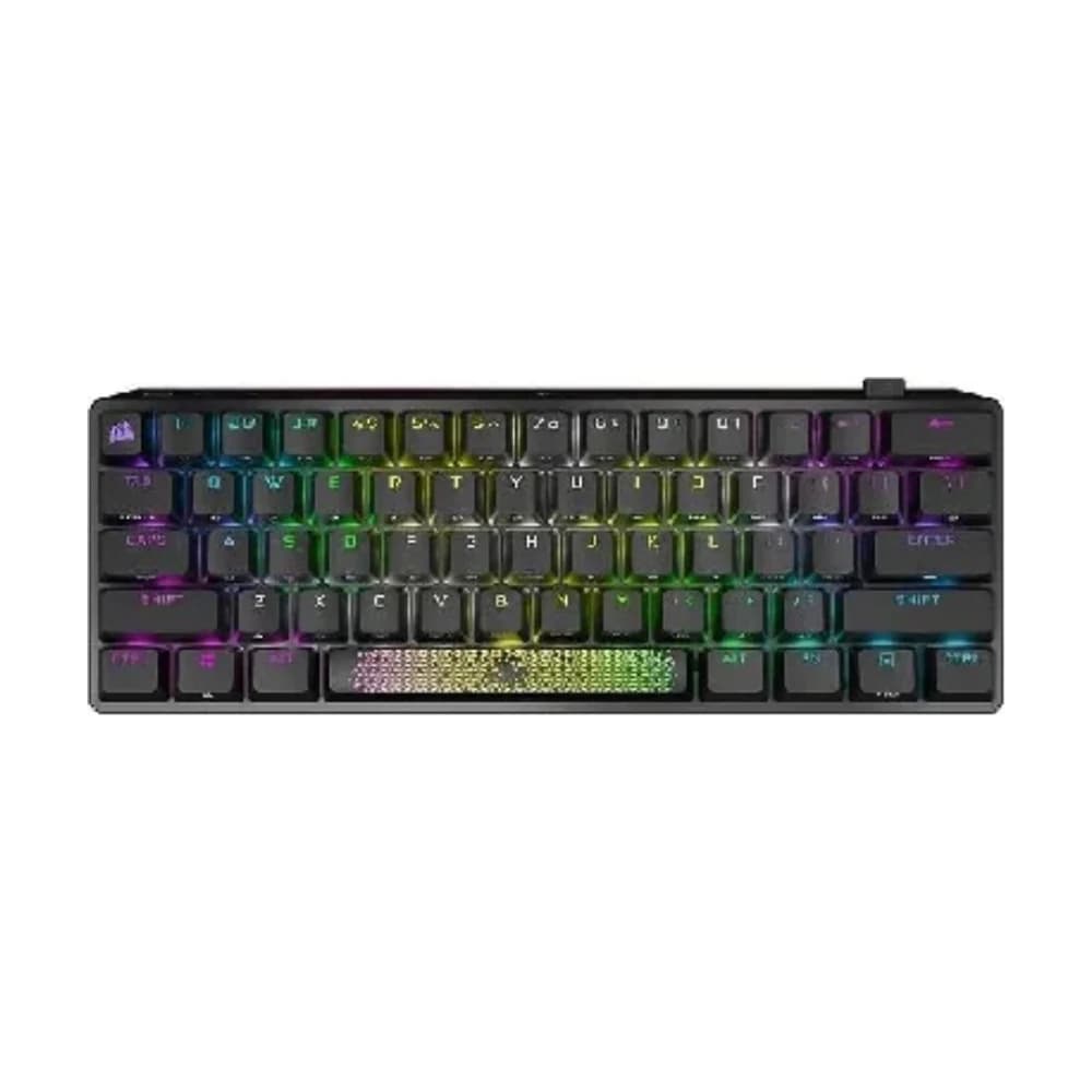 Teclado Corsair K70 PRO Mini Wireless RGB 60 Mecánico Cherry MX Black PBT