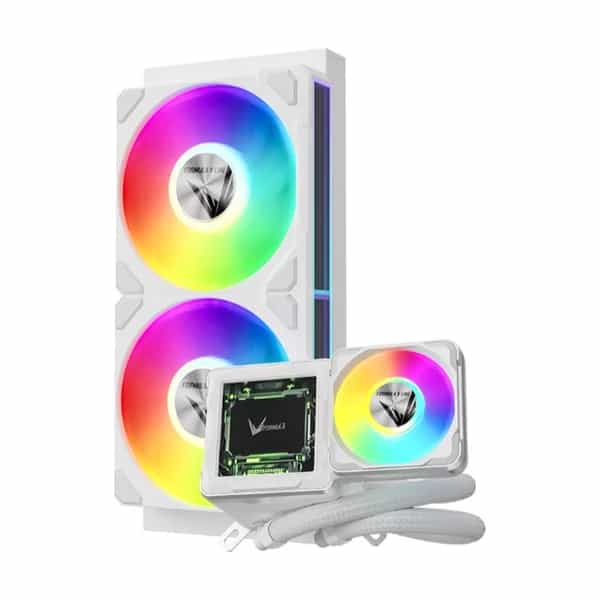 Water Cooling Formula V Line Cryo Wing Digi 240 White