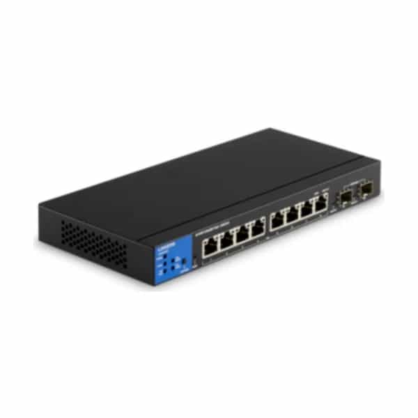 Switch Linksys LGS310MPC 8 puertos PoE+ administrable 2 SFP 1G 110W