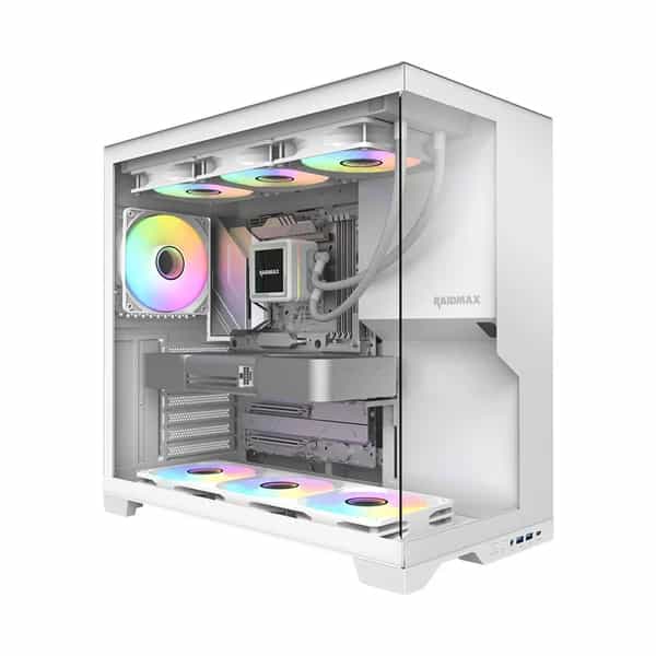 Gabinete Gamer Raidmax Infinita i700 White ARGB TG