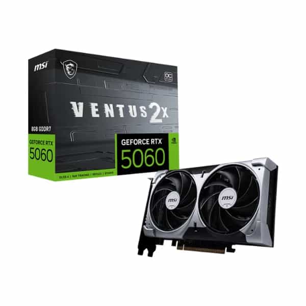 Placa de video MSI GeForce RTX 5060 8G VENTUS 2X OC