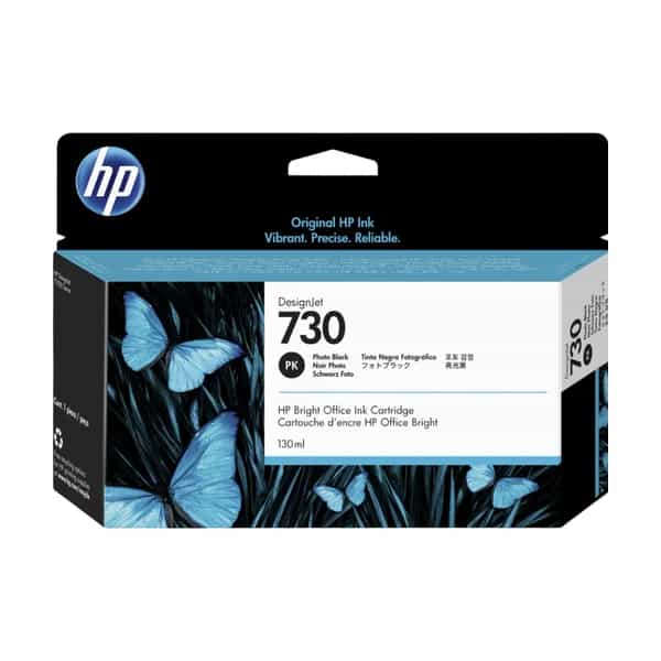 Cartucho de tinta HP 730 Negro fotográfico 130 ml P2V67A