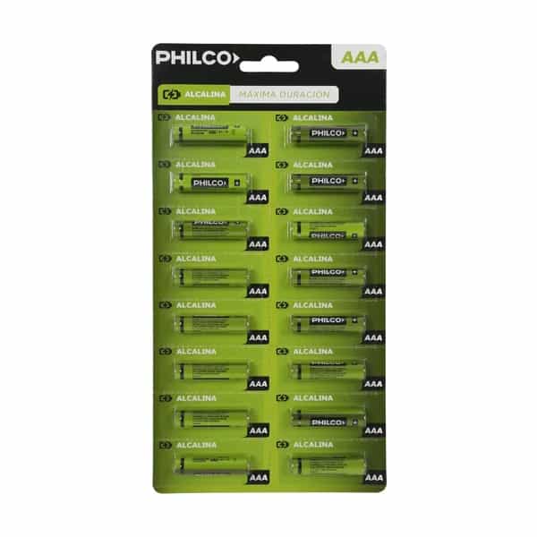 Blister de Pilas Alcalina Philco AA X16 Unidades 15V (94LR06P16C1API)