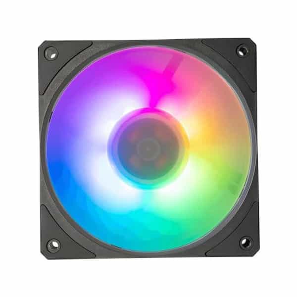 Ventilador para gabinete Sentey 120 mm RGB color fijo conector Molex